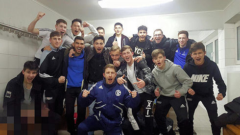 b sandbach mannschaft kabine klein